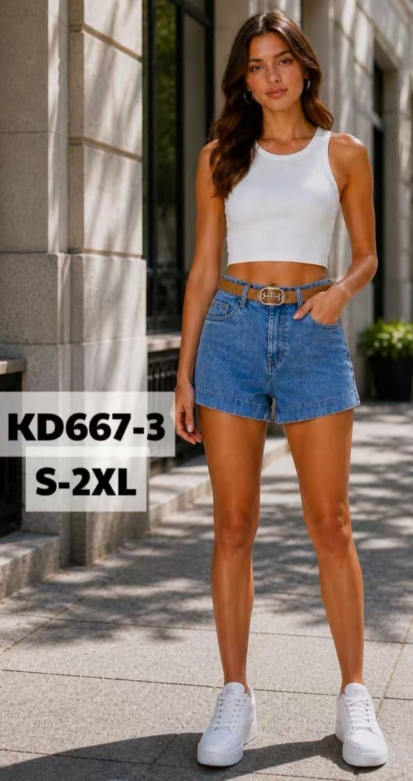 Szorty damskie jeans Roz S-2XL, 1 Kolor Paczka 10 szt 1
